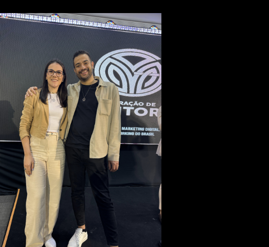 Fernanda com Anderson Lopes